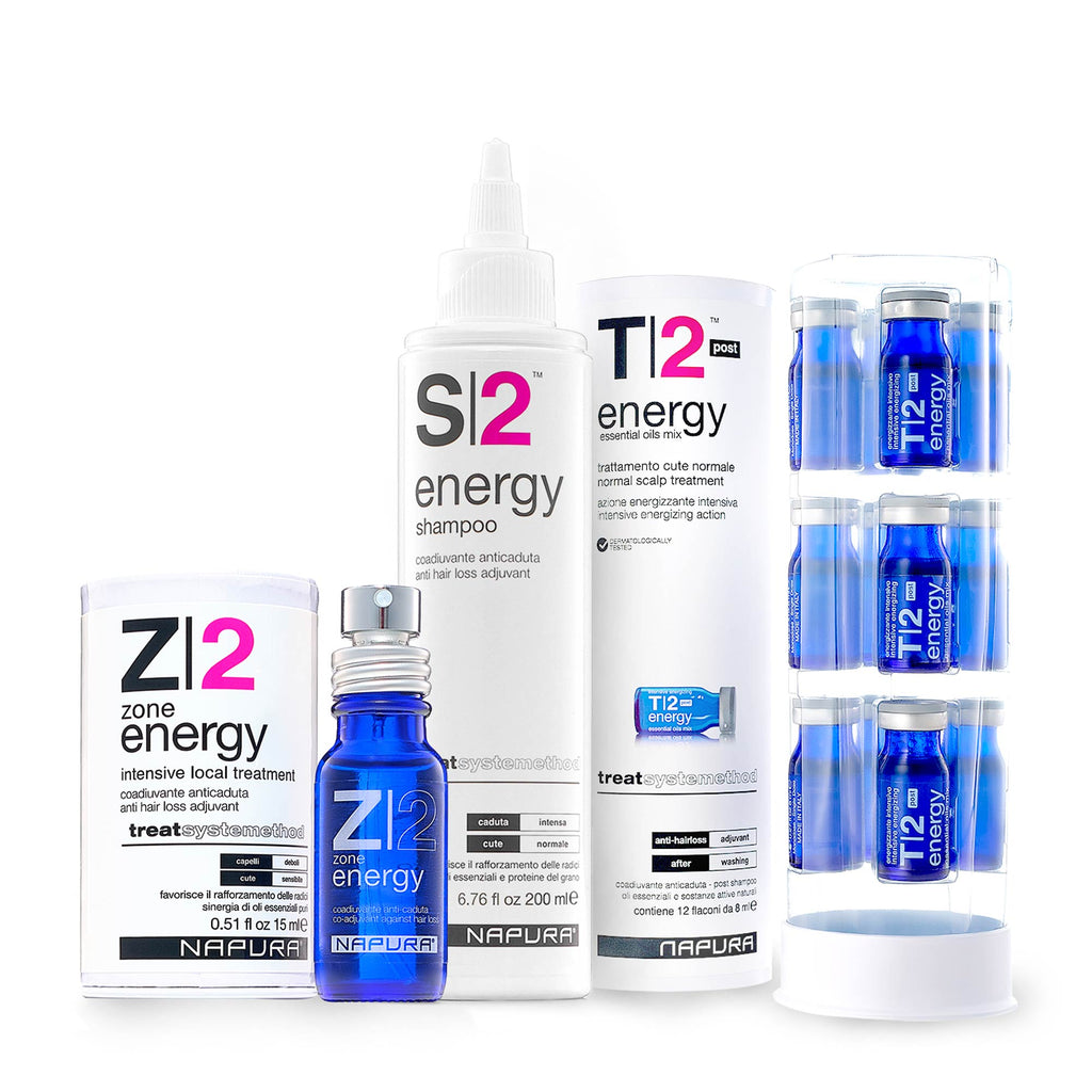 NAPURA Anti Hair Loss Bundle — Treatment, Shampoo & Vials