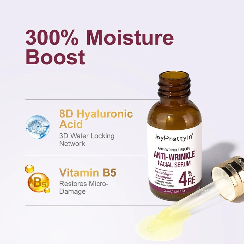 Anti-Wrinkle Retinol Face Serum with Collagen — Lifting & Firming