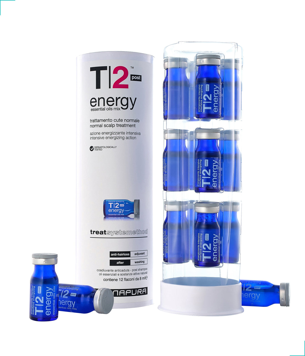 NAPURA T2 Hair Loss Leave-In Vials — 12 x 0.27 fl oz